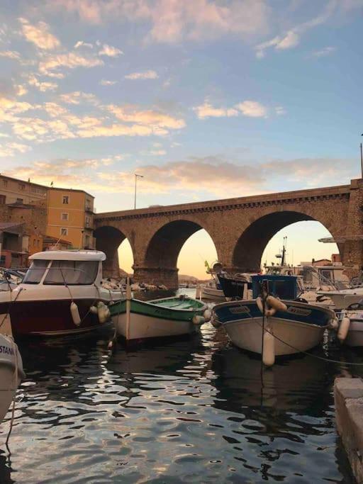 Vallon Des Auffes : Le Cabanon De Mireille Vila Marselha Exterior foto